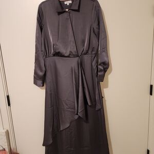 Elegant Gray Women's Dress